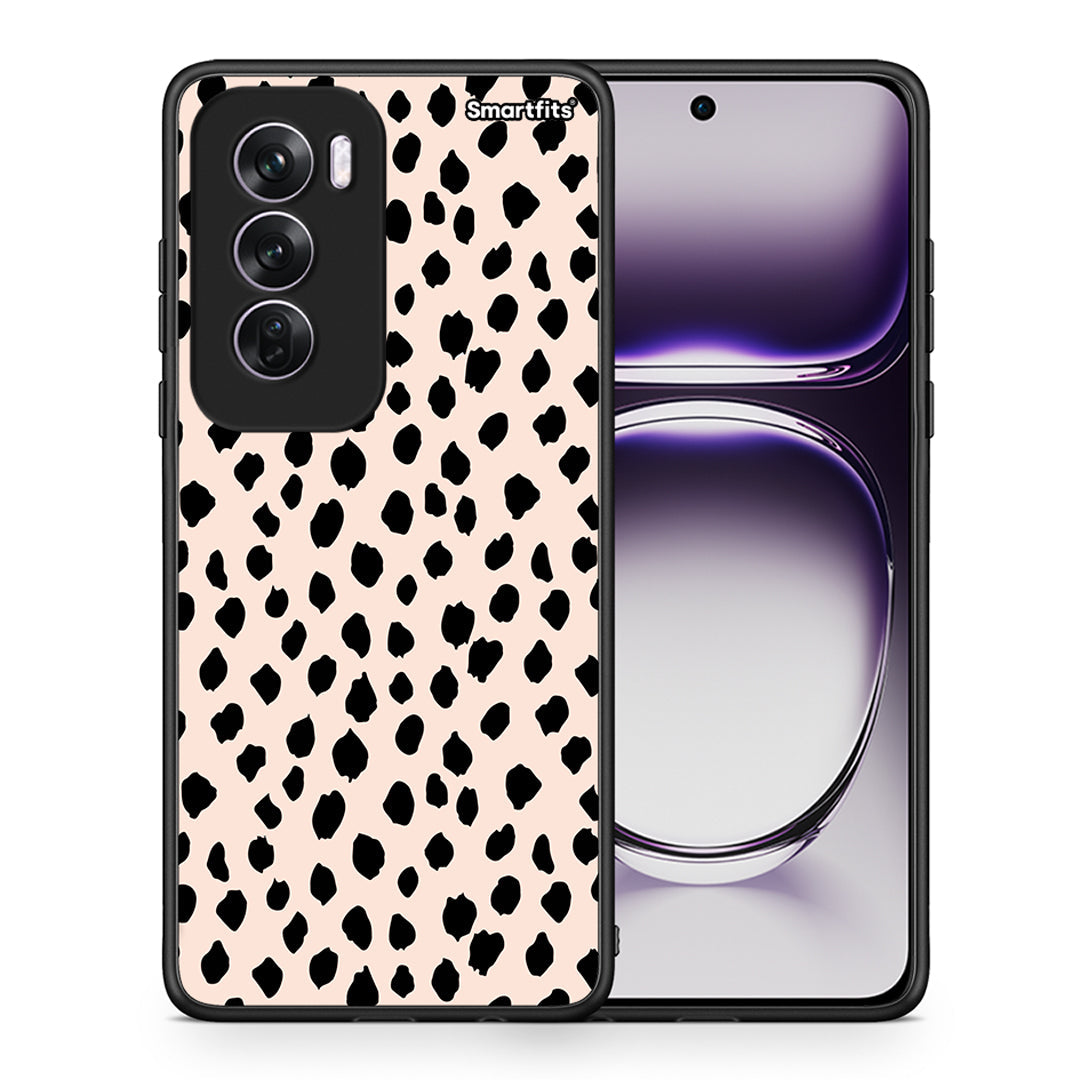 Θήκη Oppo Reno12 Pro New Polka Dots από τη Smartfits με σχέδιο στο πίσω μέρος και μαύρο περίβλημα | Oppo Reno12 Pro New Polka Dots case with colorful back and black bezels