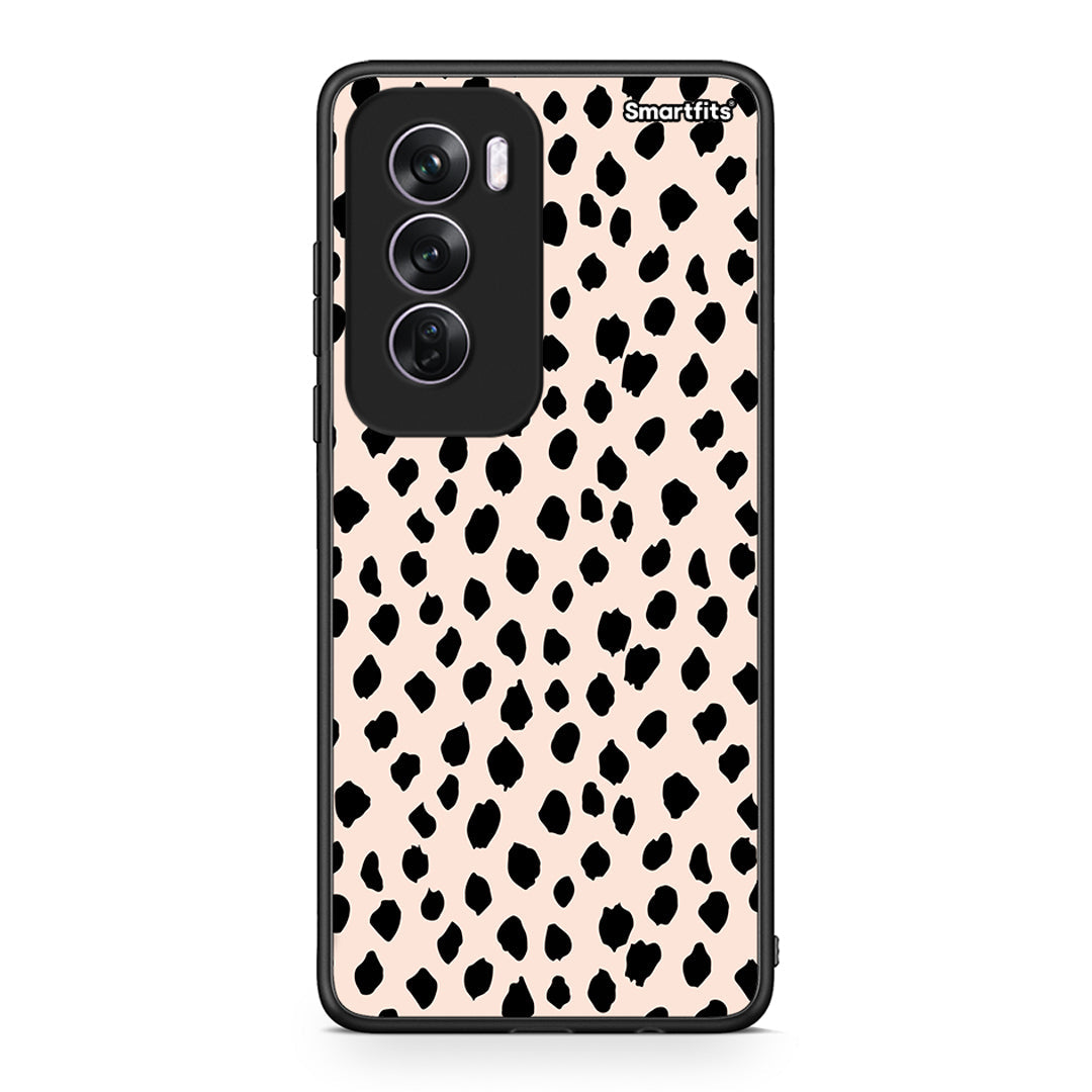 Oppo Reno12 Pro New Polka Dots θήκη από τη Smartfits με σχέδιο στο πίσω μέρος και μαύρο περίβλημα | Smartphone case with colorful back and black bezels by Smartfits