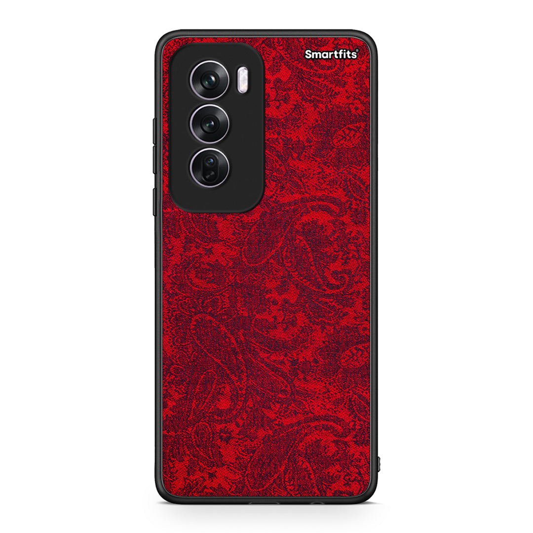 Oppo Reno12 Pro Paisley Cashmere θήκη από τη Smartfits με σχέδιο στο πίσω μέρος και μαύρο περίβλημα | Smartphone case with colorful back and black bezels by Smartfits