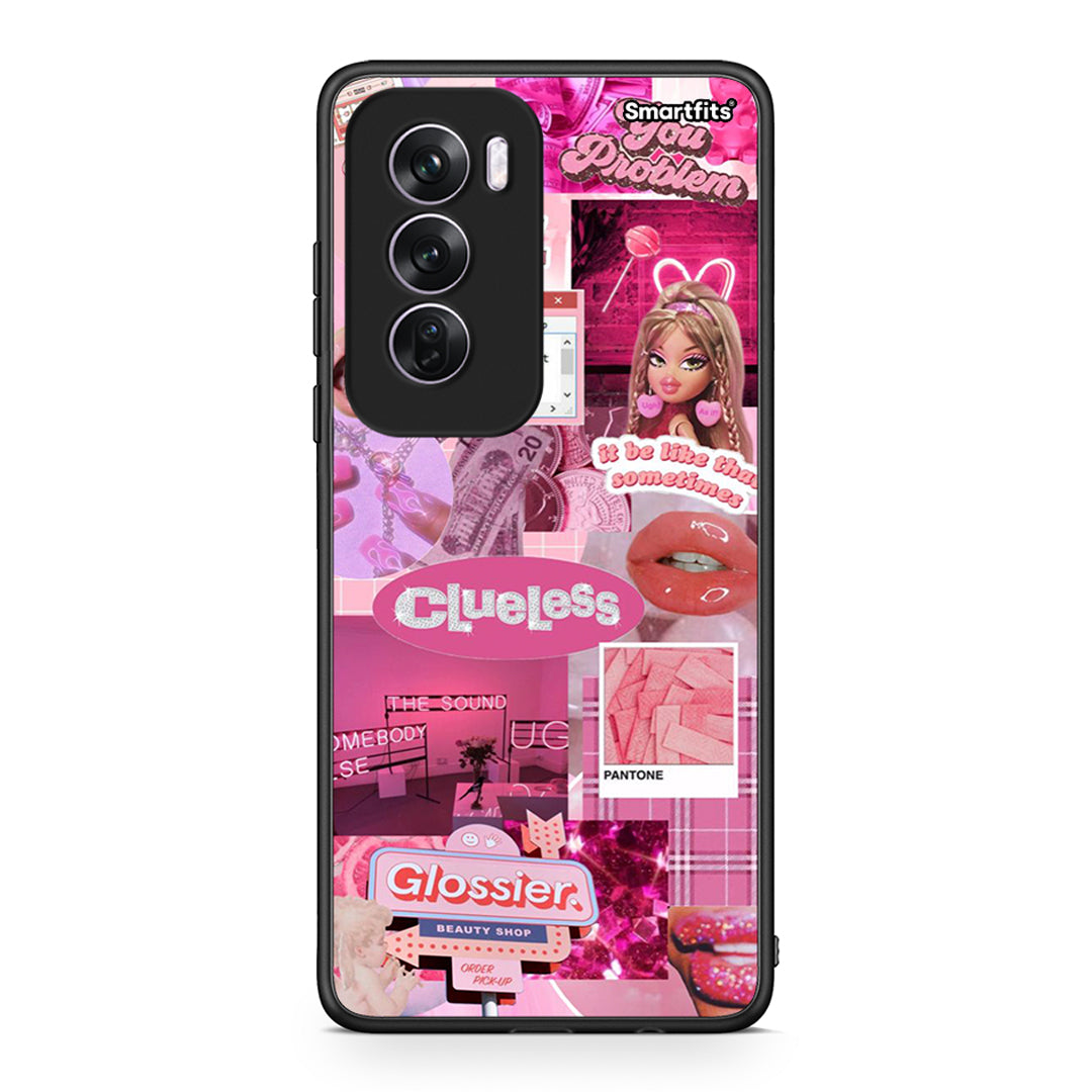 Oppo Reno12 Pro Pink Love Θήκη Αγίου Βαλεντίνου από τη Smartfits με σχέδιο στο πίσω μέρος και μαύρο περίβλημα | Smartphone case with colorful back and black bezels by Smartfits