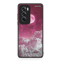 Thumbnail for Oppo Reno12 Pro Pink Moon Θήκη από τη Smartfits με σχέδιο στο πίσω μέρος και μαύρο περίβλημα | Smartphone case with colorful back and black bezels by Smartfits