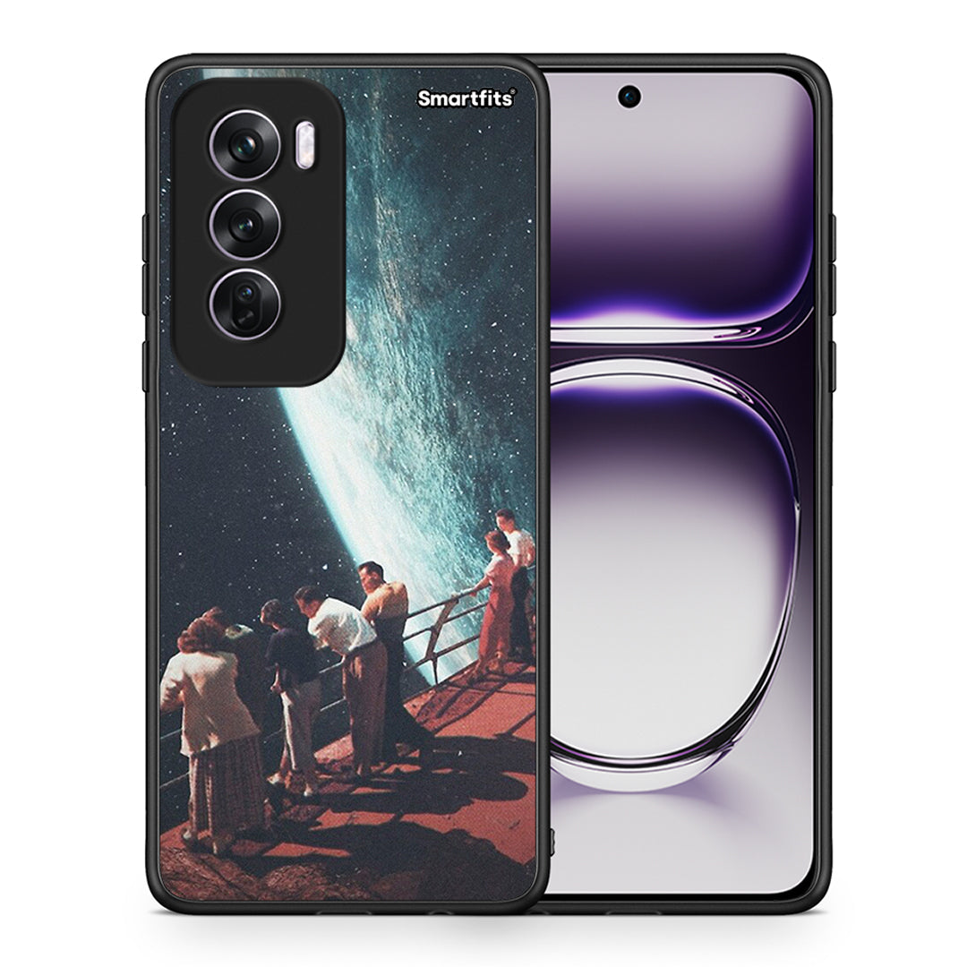 Θήκη Oppo Reno12 Pro Surreal View από τη Smartfits με σχέδιο στο πίσω μέρος και μαύρο περίβλημα | Oppo Reno12 Pro Surreal View case with colorful back and black bezels