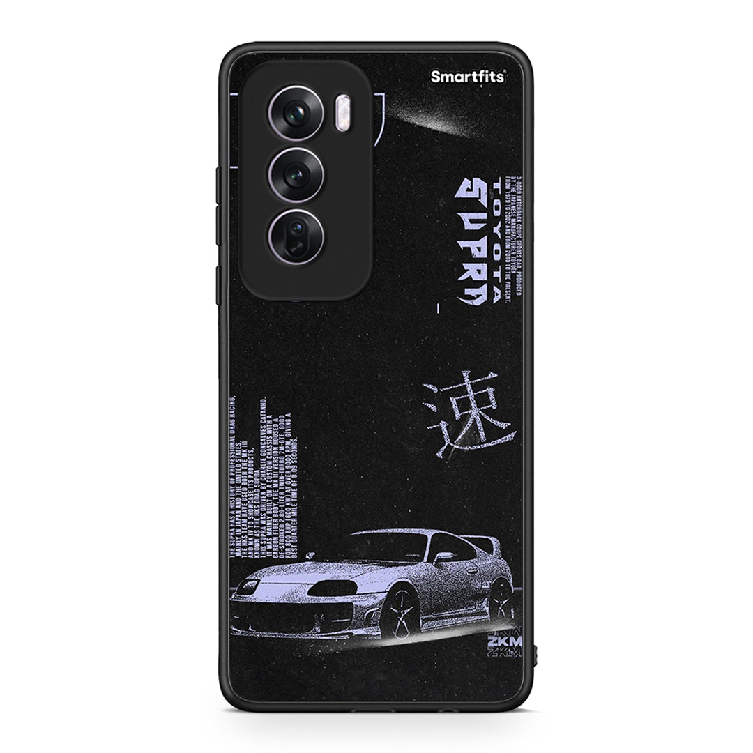 Oppo Reno12 Pro Tokyo Drift Θήκη Αγίου Βαλεντίνου από τη Smartfits με σχέδιο στο πίσω μέρος και μαύρο περίβλημα | Smartphone case with colorful back and black bezels by Smartfits