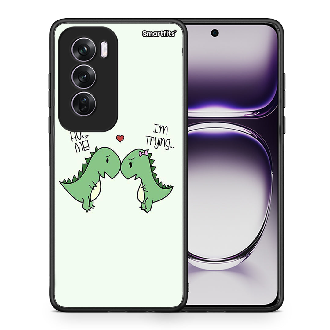 Θήκη Oppo Reno12 Pro Rex Valentine από τη Smartfits με σχέδιο στο πίσω μέρος και μαύρο περίβλημα | Oppo Reno12 Pro Rex Valentine case with colorful back and black bezels