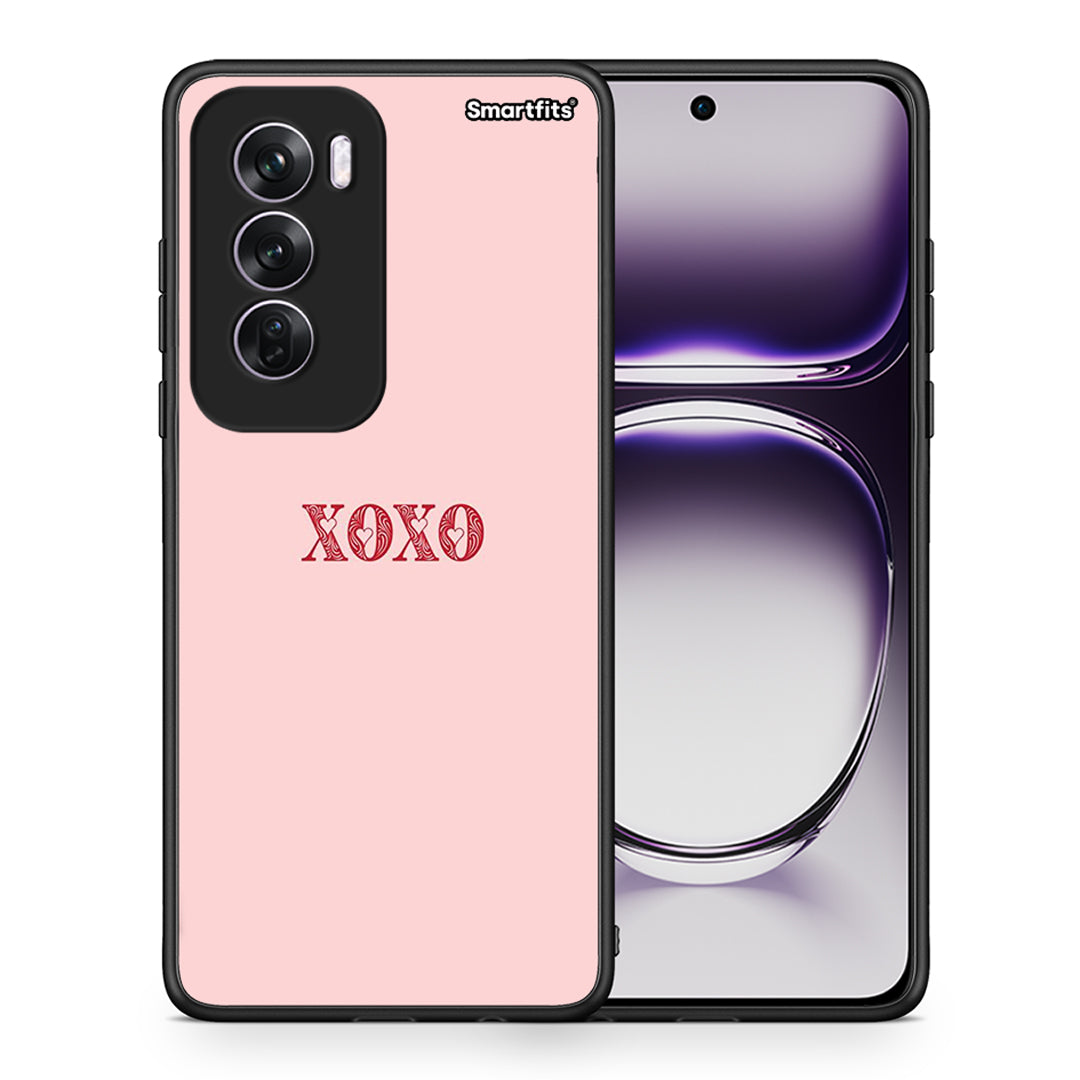 Θήκη Oppo Reno12 Pro XOXO Love από τη Smartfits με σχέδιο στο πίσω μέρος και μαύρο περίβλημα | Oppo Reno12 Pro XOXO Love case with colorful back and black bezels