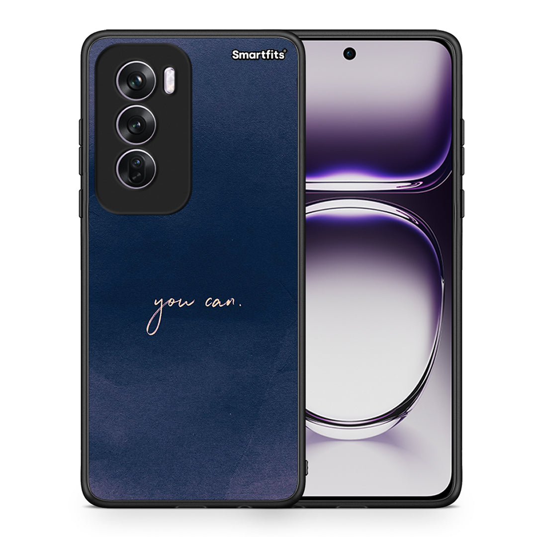 Θήκη Oppo Reno12 Pro You Can από τη Smartfits με σχέδιο στο πίσω μέρος και μαύρο περίβλημα | Oppo Reno12 Pro You Can case with colorful back and black bezels