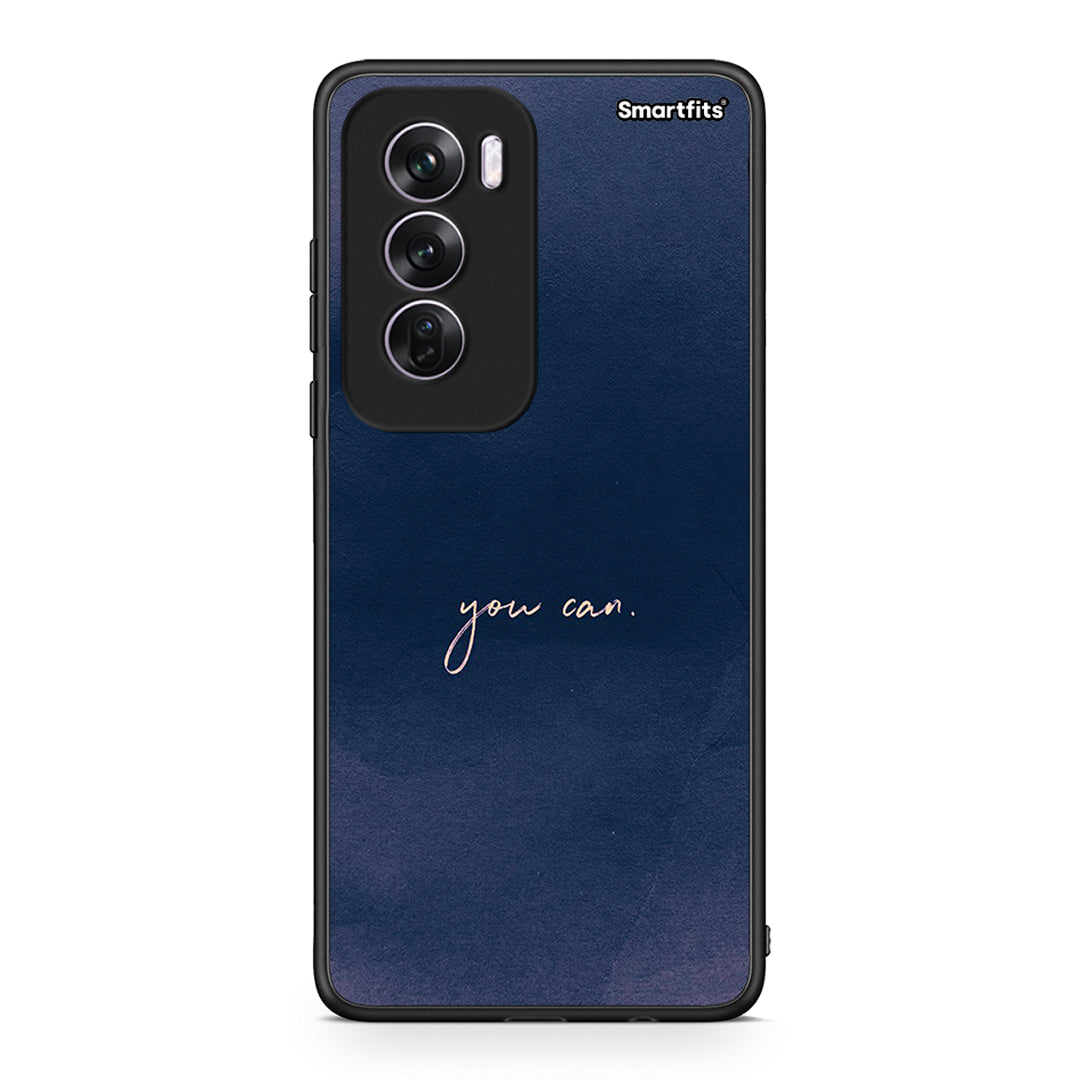 Oppo Reno12 Pro You Can θήκη από τη Smartfits με σχέδιο στο πίσω μέρος και μαύρο περίβλημα | Smartphone case with colorful back and black bezels by Smartfits