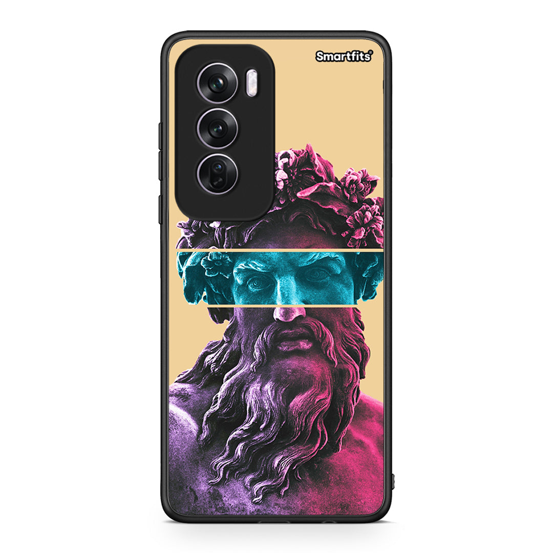 Oppo Reno12 Pro Zeus Art Θήκη Αγίου Βαλεντίνου από τη Smartfits με σχέδιο στο πίσω μέρος και μαύρο περίβλημα | Smartphone case with colorful back and black bezels by Smartfits