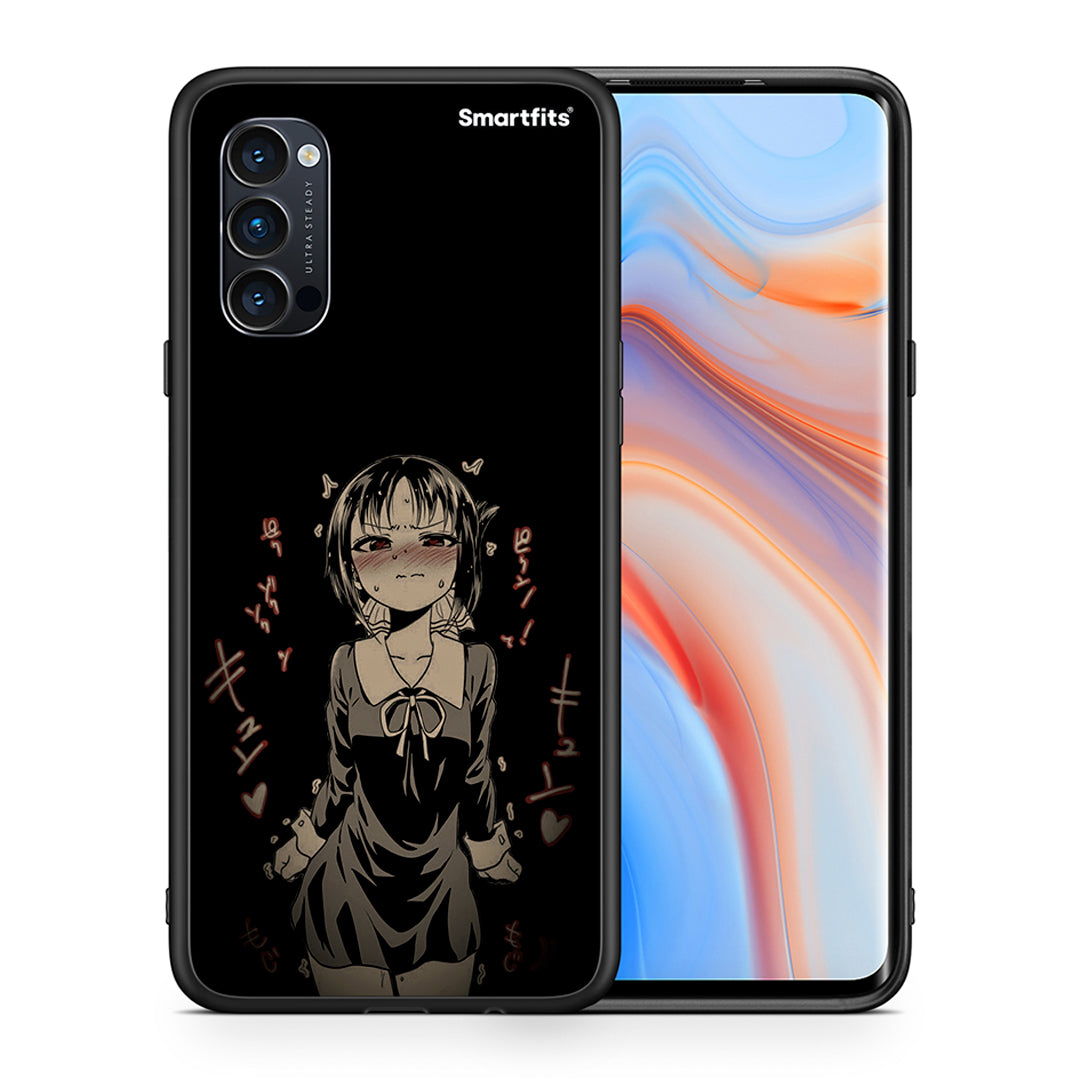 Θήκη Oppo Reno4 Pro 5G Anime Girl από τη Smartfits με σχέδιο στο πίσω μέρος και μαύρο περίβλημα | Oppo Reno4 Pro 5G Anime Girl case with colorful back and black bezels