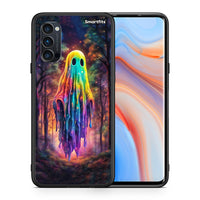 Thumbnail for Θήκη Oppo Reno4 Pro 5G Halloween Ghost από τη Smartfits με σχέδιο στο πίσω μέρος και μαύρο περίβλημα | Oppo Reno4 Pro 5G Halloween Ghost case with colorful back and black bezels