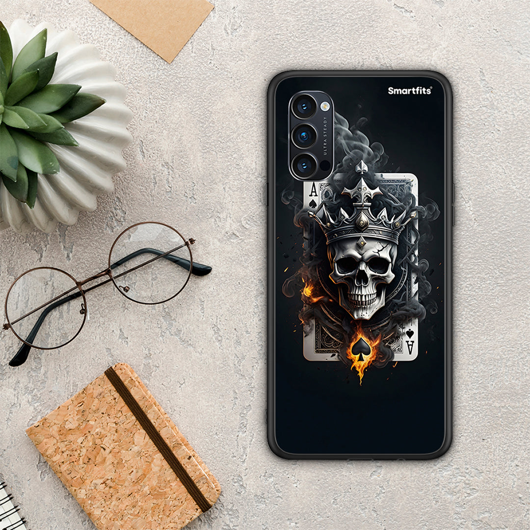 Skull King Ace - Oppo Reno4 Pro 5G θήκη