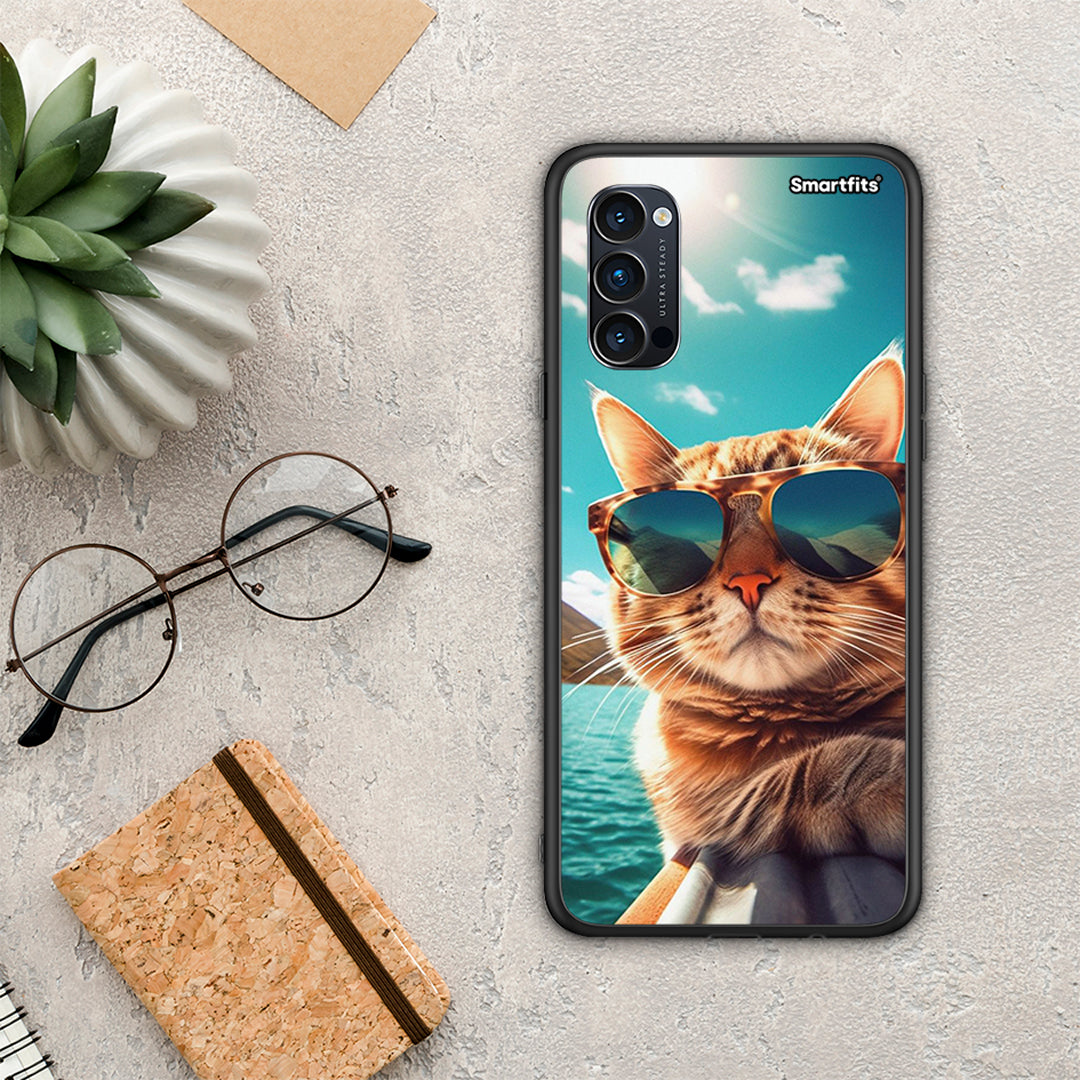 Summer Cat - Oppo Reno4 Pro 5G case