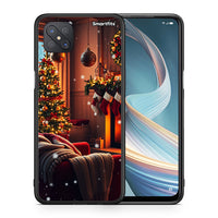 Thumbnail for Θήκη Oppo Reno4 Z 5G Home For Christmas από τη Smartfits με σχέδιο στο πίσω μέρος και μαύρο περίβλημα | Oppo Reno4 Z 5G Home For Christmas case with colorful back and black bezels