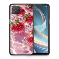 Thumbnail for Θήκη Oppo Reno4 Z 5G Juicy Strawberries από τη Smartfits με σχέδιο στο πίσω μέρος και μαύρο περίβλημα | Oppo Reno4 Z 5G Juicy Strawberries case with colorful back and black bezels