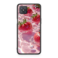 Thumbnail for Oppo Reno4 Z 5G Juicy Strawberries θήκη από τη Smartfits με σχέδιο στο πίσω μέρος και μαύρο περίβλημα | Smartphone case with colorful back and black bezels by Smartfits