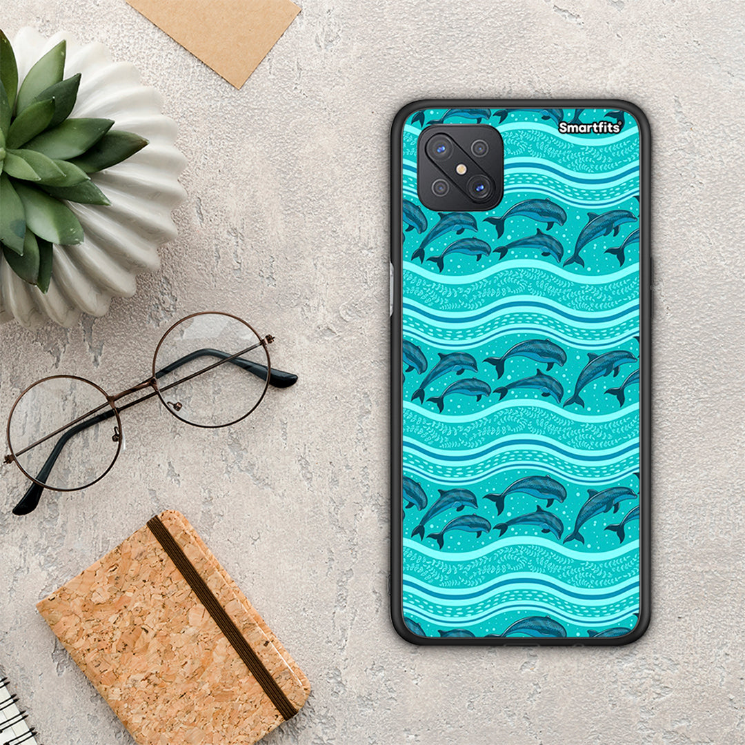 Swimming Dolphins - Oppo Reno4 Z 5G / A92S case