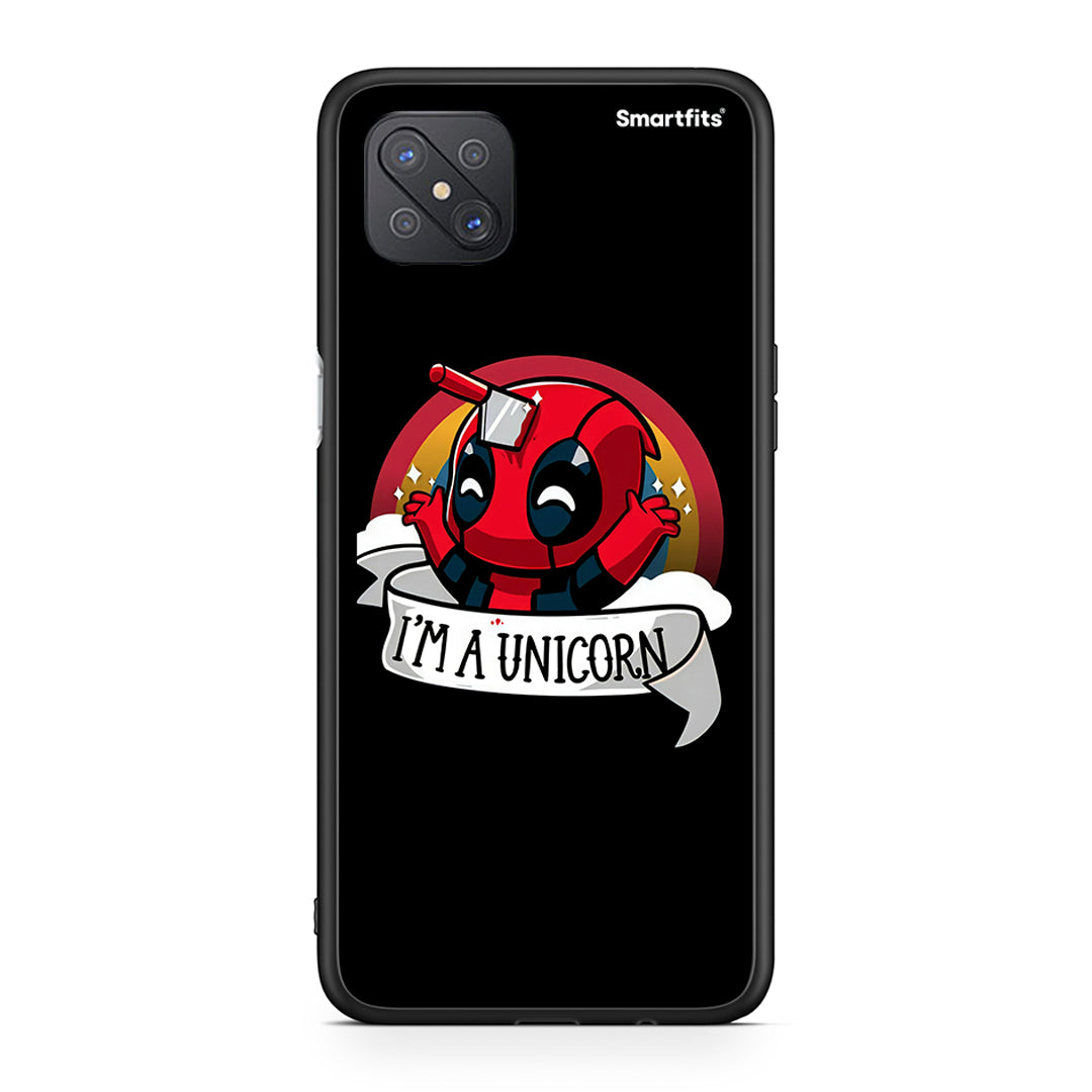 Oppo Reno4 Z 5G Unicorn Deadpool θήκη από τη Smartfits με σχέδιο στο πίσω μέρος και μαύρο περίβλημα | Smartphone case with colorful back and black bezels by Smartfits