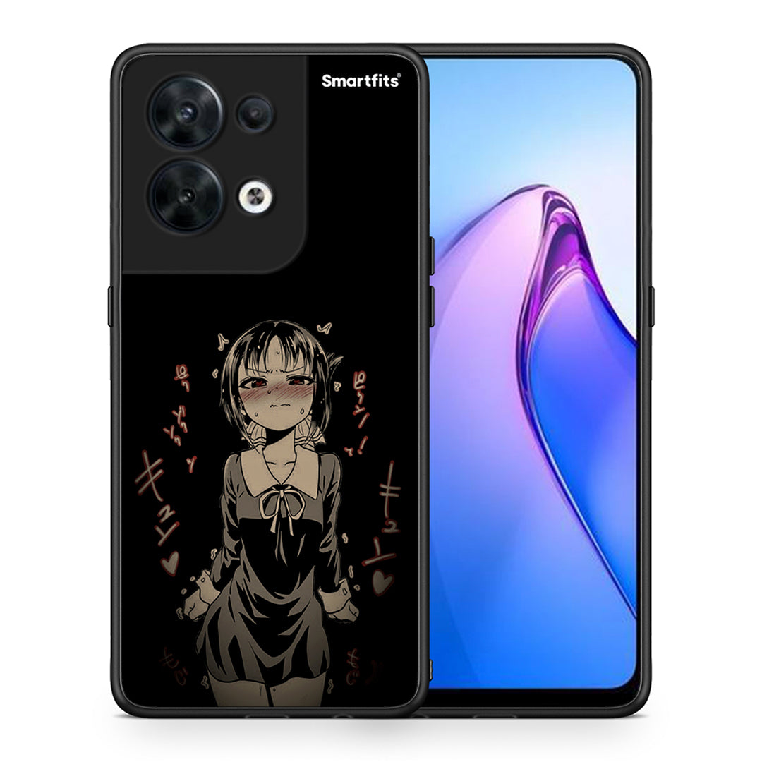 Θήκη Oppo Reno8 5G Anime Girl από τη Smartfits με σχέδιο στο πίσω μέρος και μαύρο περίβλημα | Oppo Reno8 5G Anime Girl Case with Colorful Back and Black Bezels