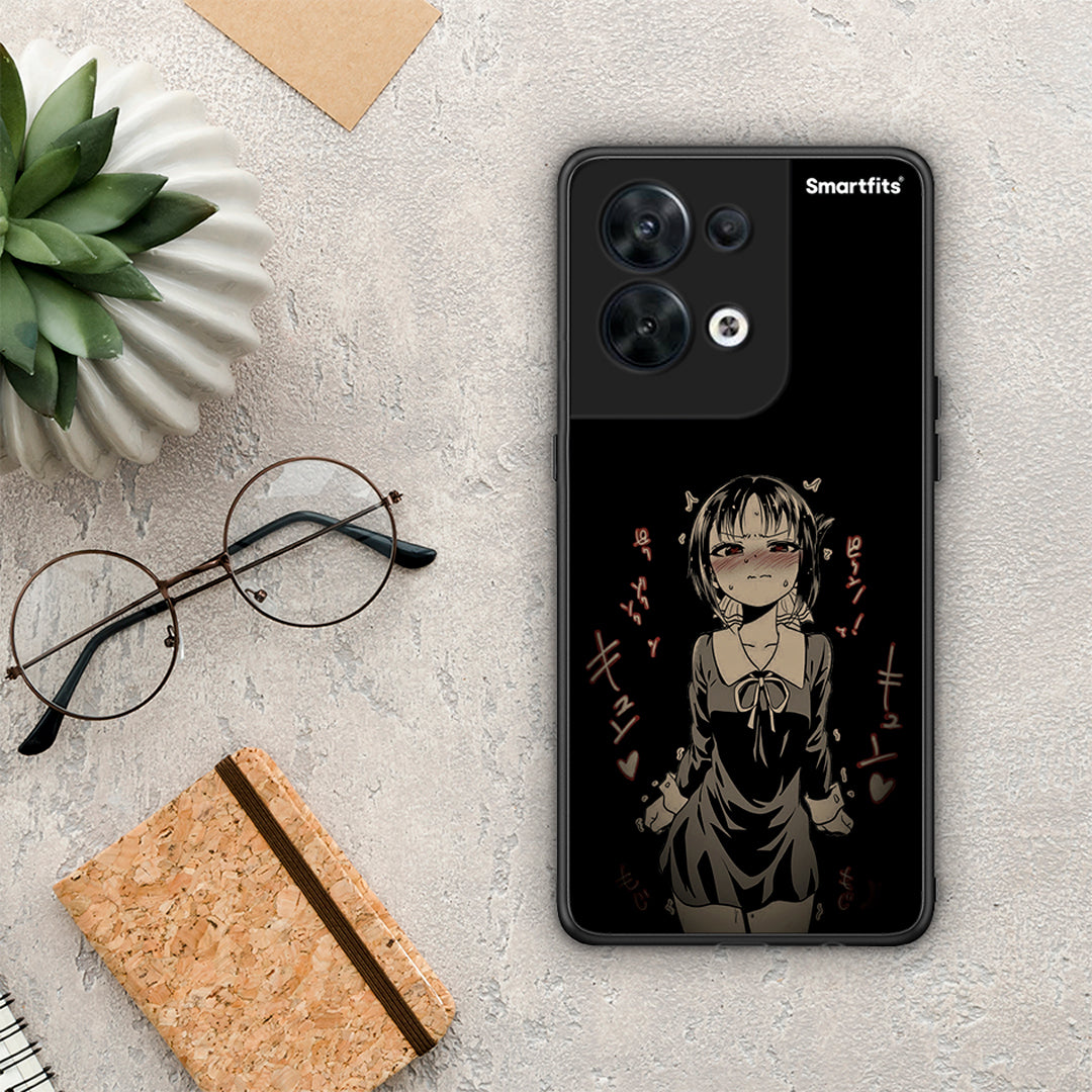 Θήκη Oppo Reno8 5G Anime Girl από τη Smartfits με σχέδιο στο πίσω μέρος και μαύρο περίβλημα | Oppo Reno8 5G Anime Girl Case with Colorful Back and Black Bezels