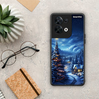 Thumbnail for Θήκη Oppo Reno8 5G Christmas Scenery από τη Smartfits με σχέδιο στο πίσω μέρος και μαύρο περίβλημα | Oppo Reno8 5G Christmas Scenery Case with Colorful Back and Black Bezels