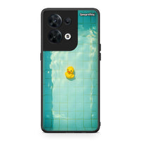 Thumbnail for Θήκη Oppo Reno8 5G Yellow Duck από τη Smartfits με σχέδιο στο πίσω μέρος και μαύρο περίβλημα | Oppo Reno8 5G Yellow Duck Case with Colorful Back and Black Bezels