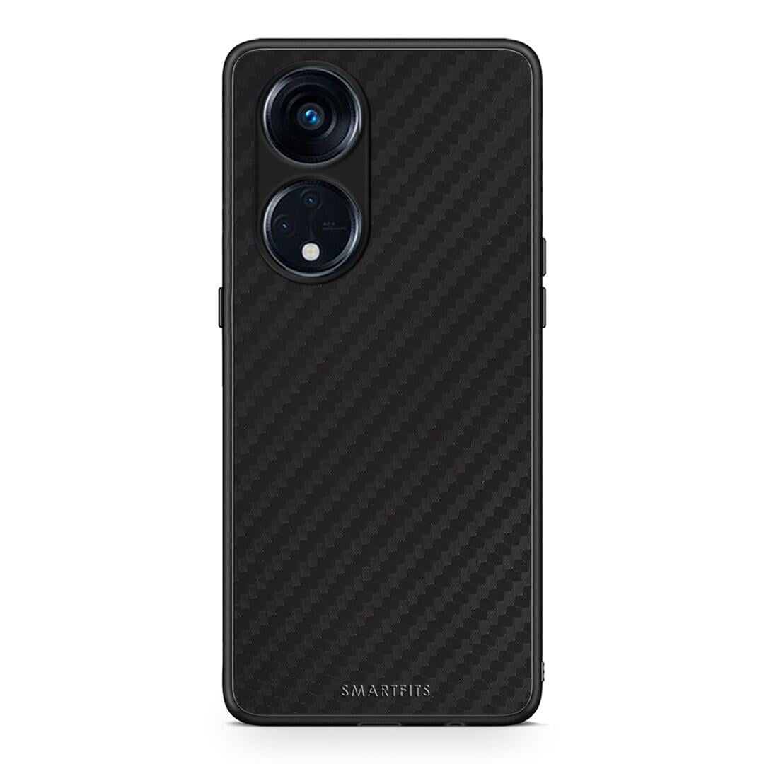 Θήκη Oppo A98 Carbon Black από τη Smartfits με σχέδιο στο πίσω μέρος και μαύρο περίβλημα | Oppo A98 Carbon Black Case with Colorful Back and Black Bezels