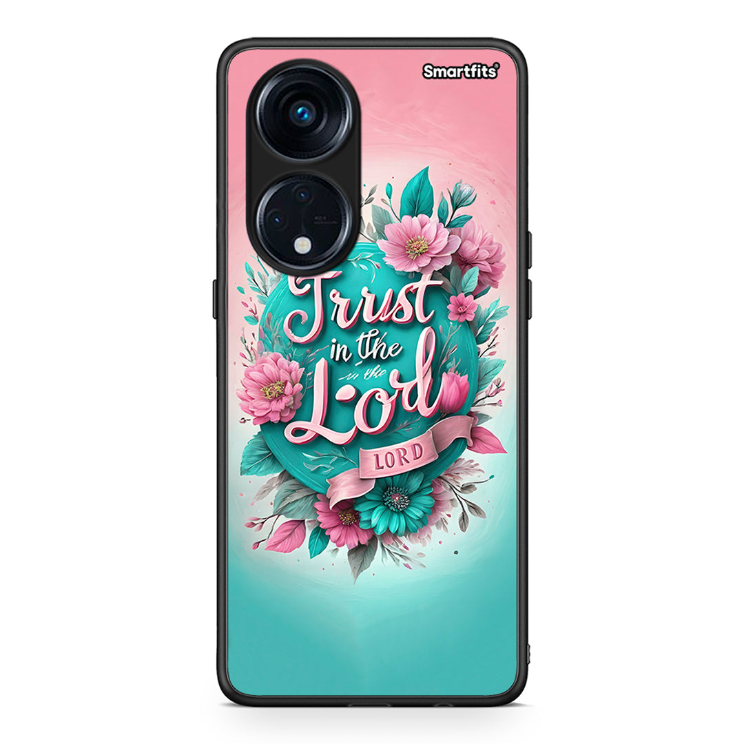 Θήκη Oppo A98 Lord Trust από τη Smartfits με σχέδιο στο πίσω μέρος και μαύρο περίβλημα | Oppo A98 Lord Trust Case with Colorful Back and Black Bezels