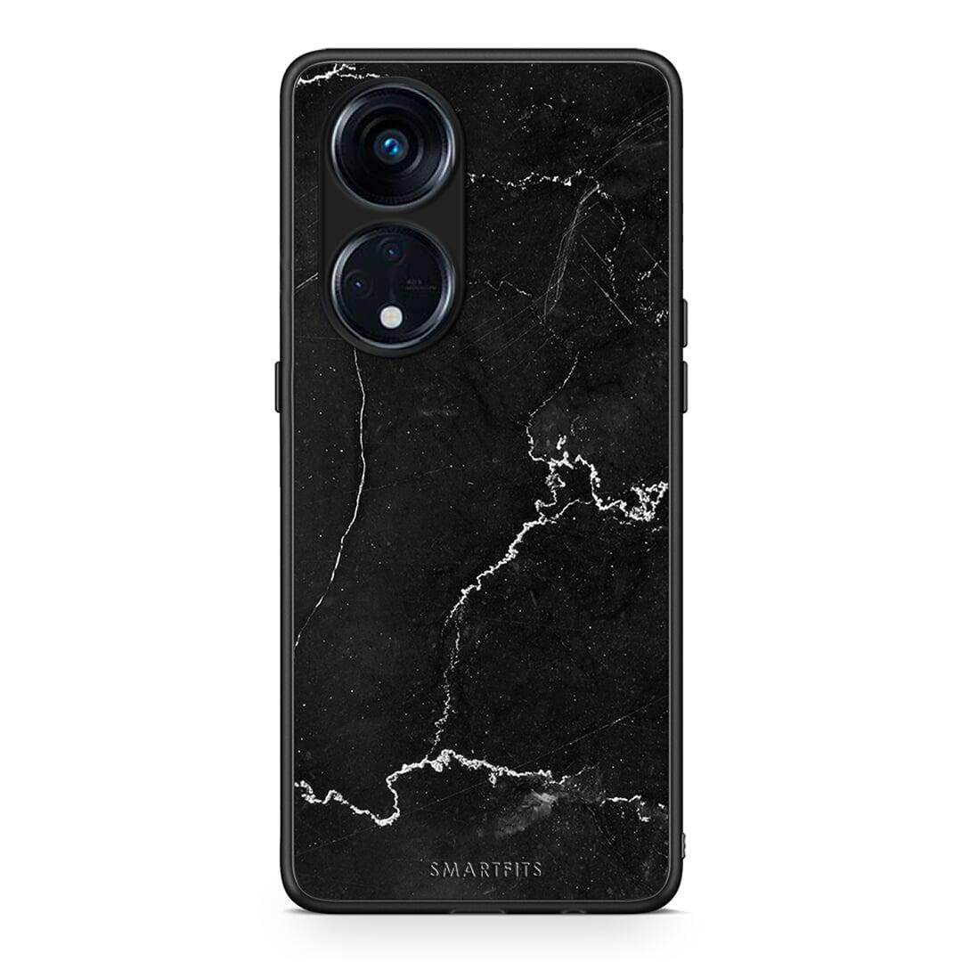 Θήκη Oppo A98 Marble Black από τη Smartfits με σχέδιο στο πίσω μέρος και μαύρο περίβλημα | Oppo A98 Marble Black Case with Colorful Back and Black Bezels