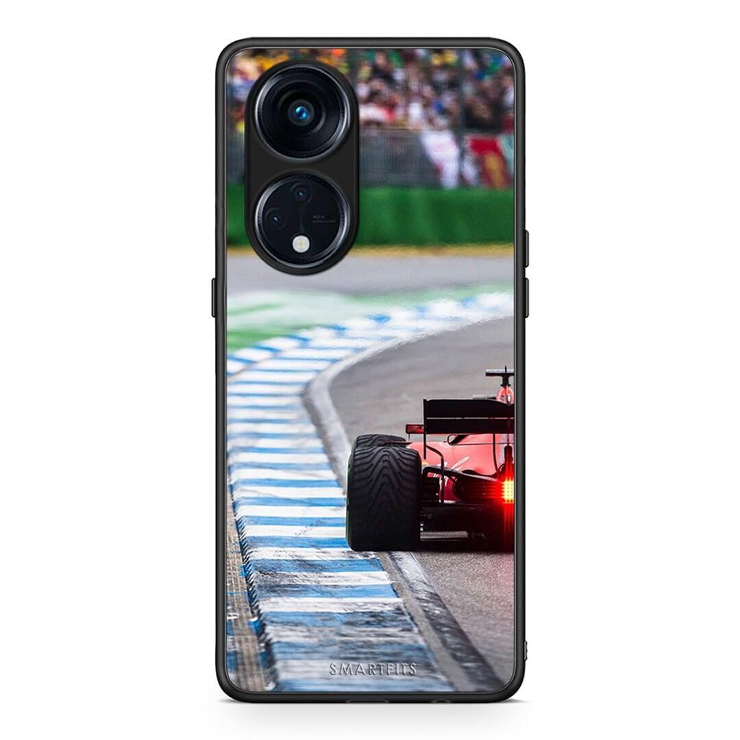 Θήκη Oppo A98 Racing Vibes από τη Smartfits με σχέδιο στο πίσω μέρος και μαύρο περίβλημα | Oppo A98 Racing Vibes Case with Colorful Back and Black Bezels