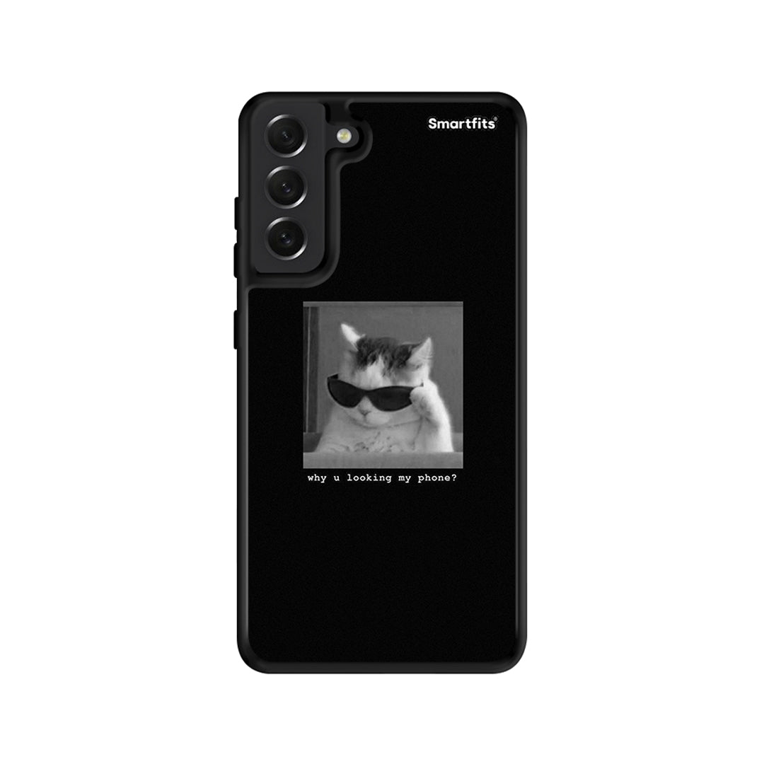 Meme Cat - Samsung Galaxy S21 Fe case