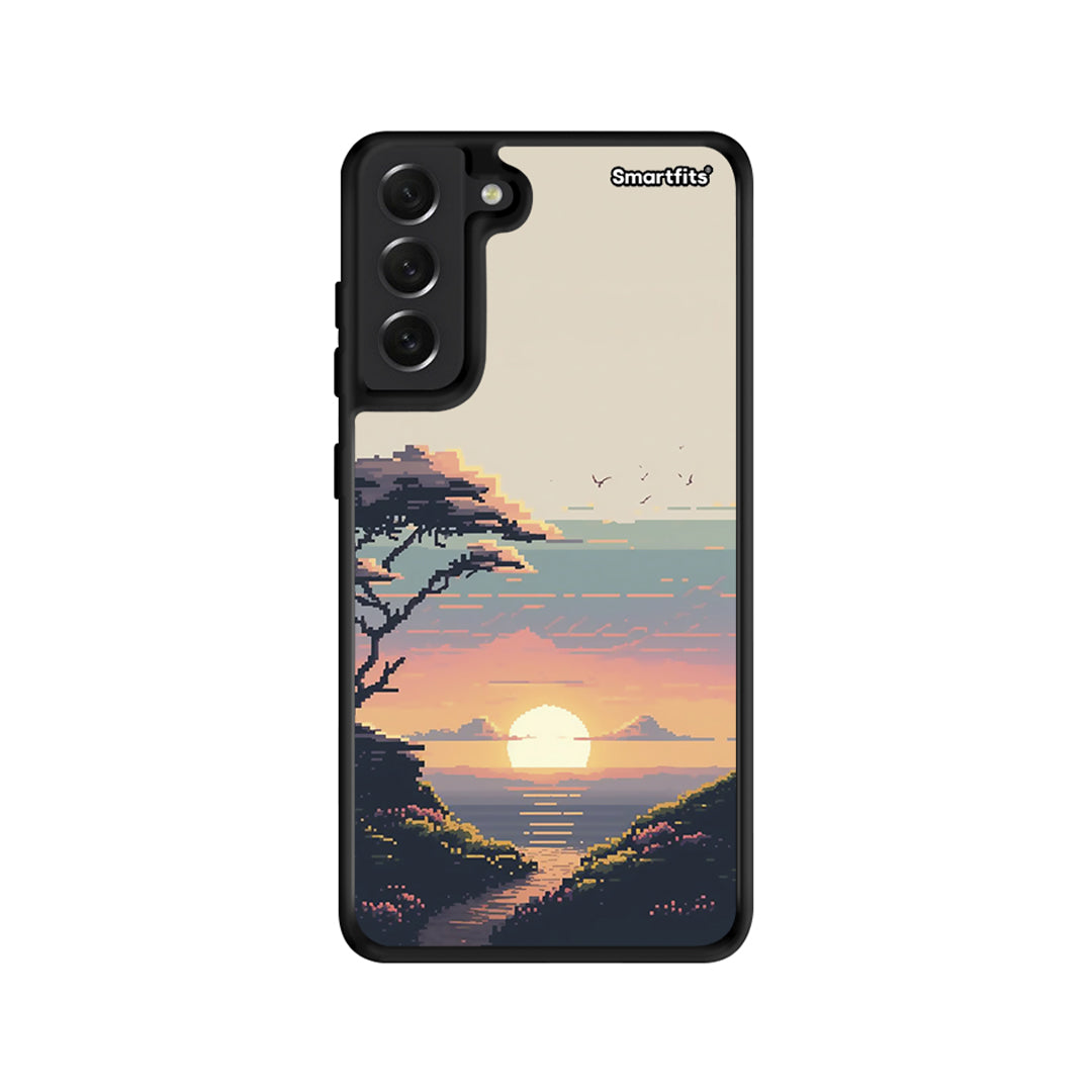 Pixel Sunset - Samsung Galaxy S21 Fe case