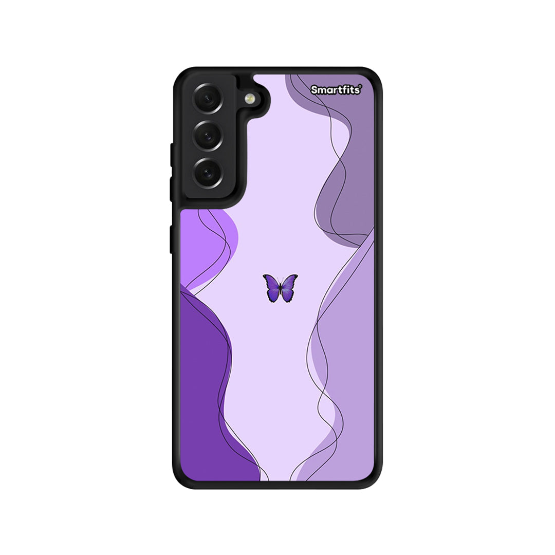 Purple Mariposa - Samsung Galaxy S21 FE case