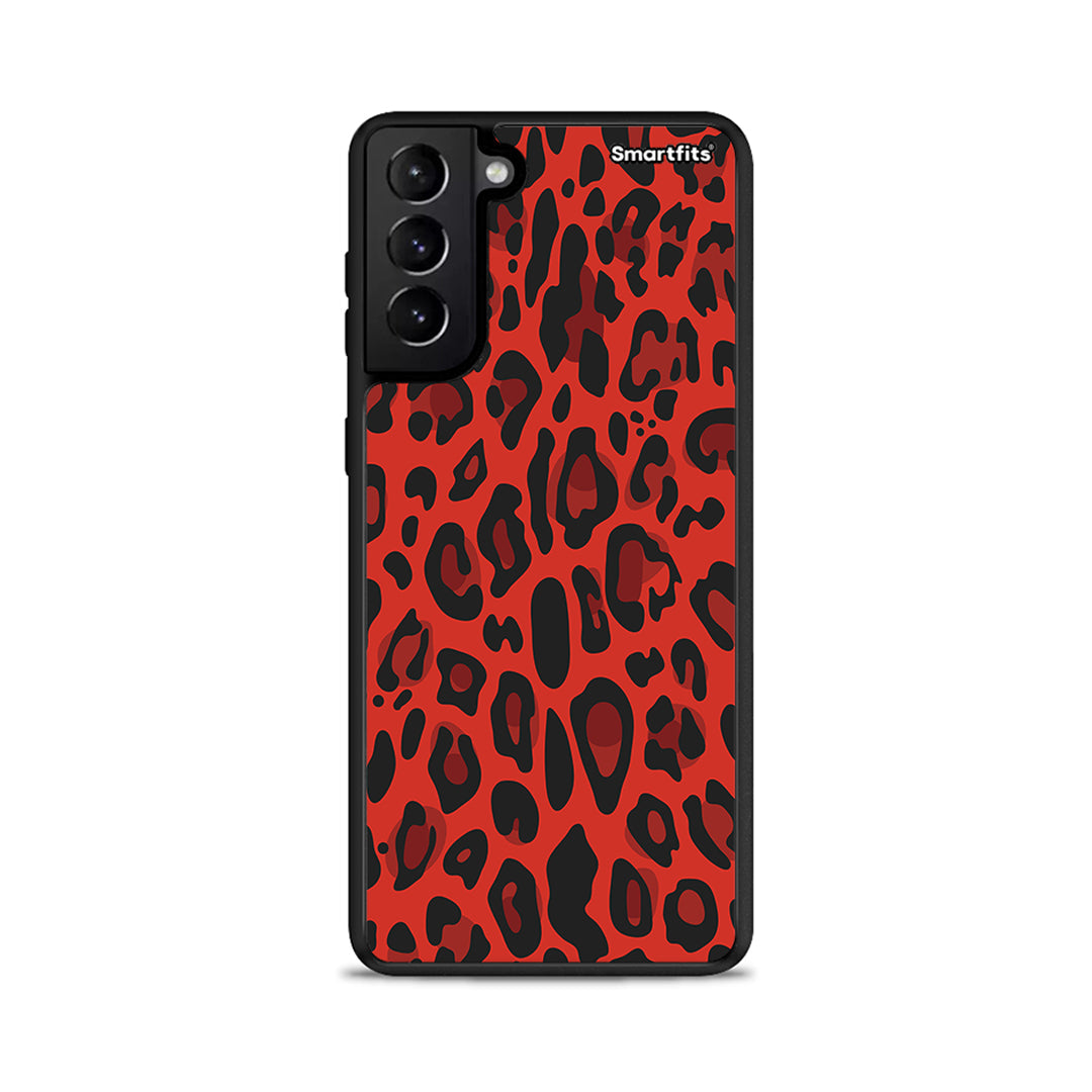 Animal Red Leopard - Samsung Galaxy S21+ case