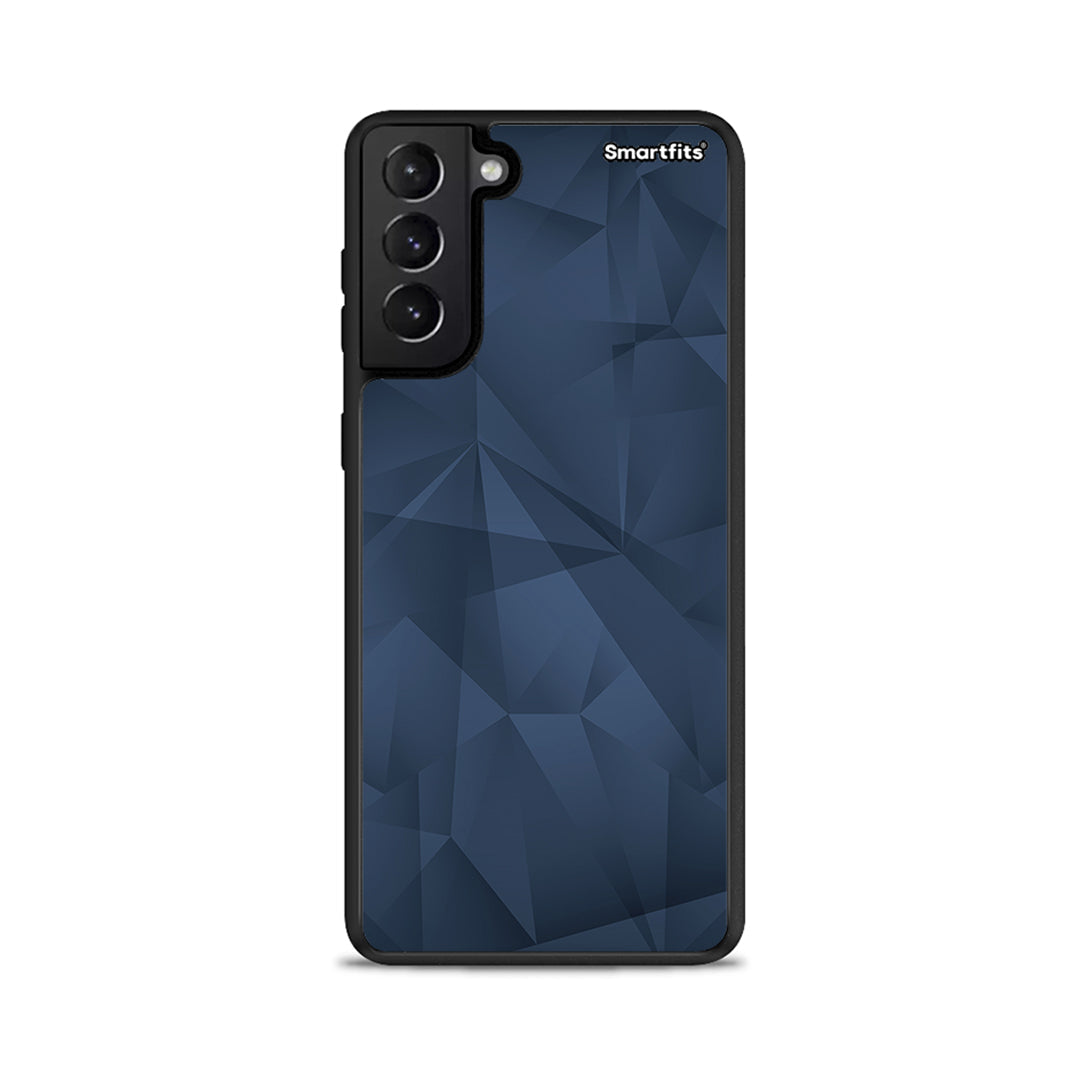 Geometric Blue Abstract - Samsung Galaxy S21+ case