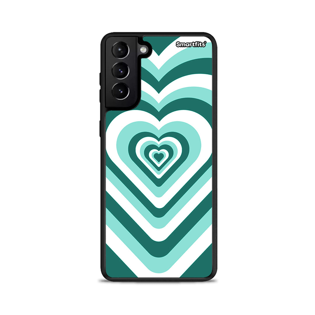 Green Hearts - Samsung Galaxy S21+ case