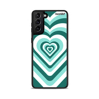 Thumbnail for Green Hearts - Samsung Galaxy S21+ case