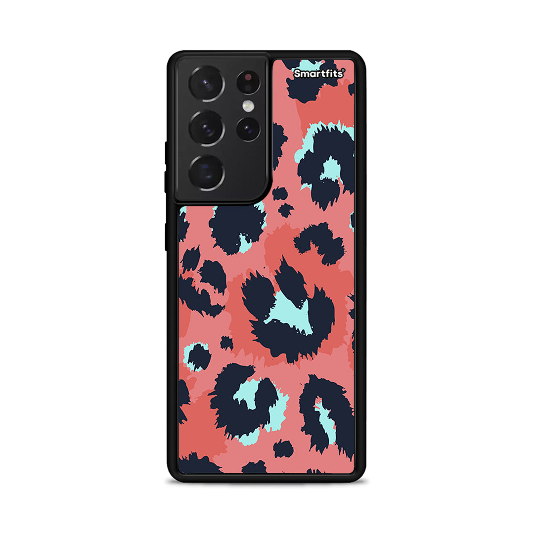 Animal Pink Leopard - Samsung Galaxy S21 Ultra case