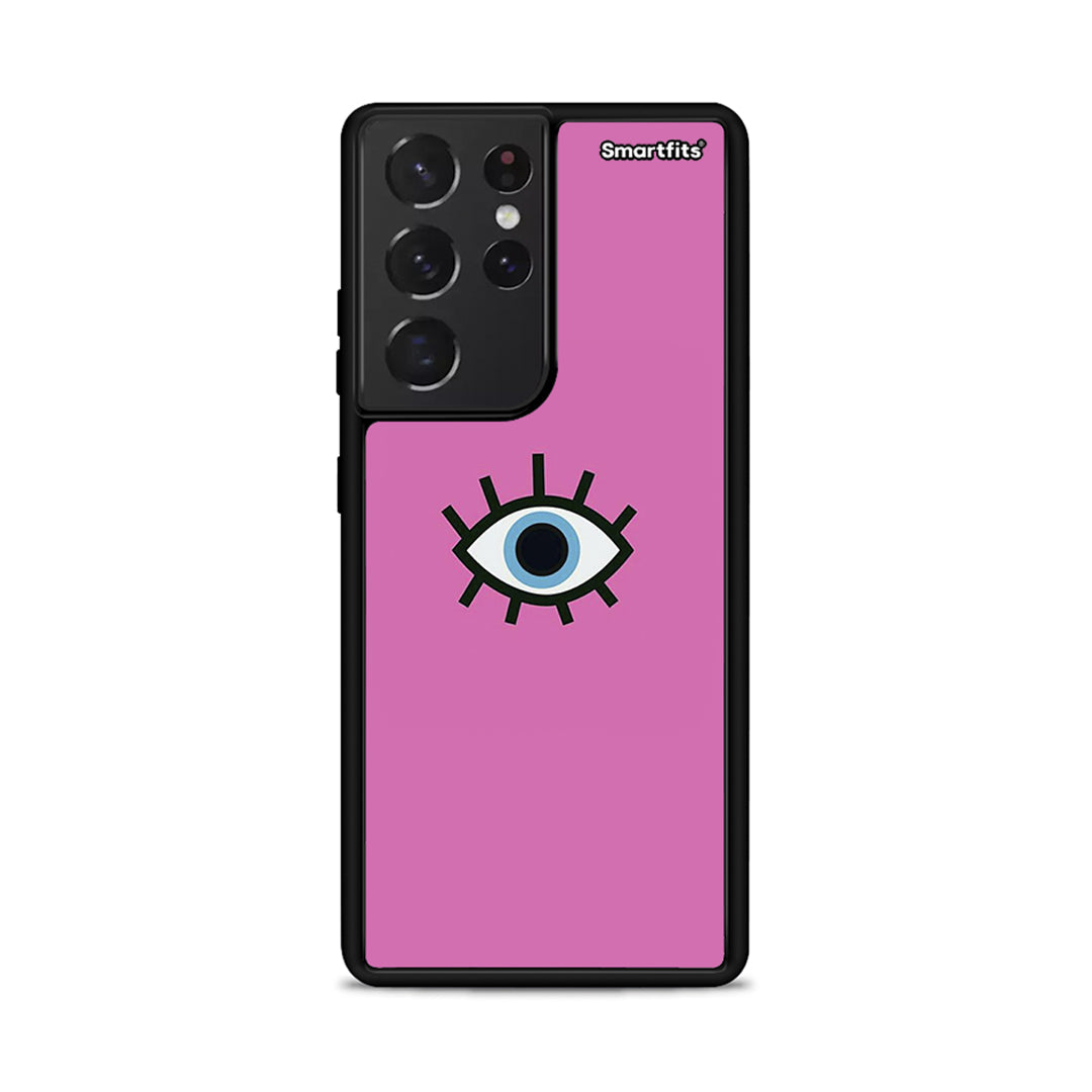 Blue Eye Pink - Samsung Galaxy S21 Ultra Case