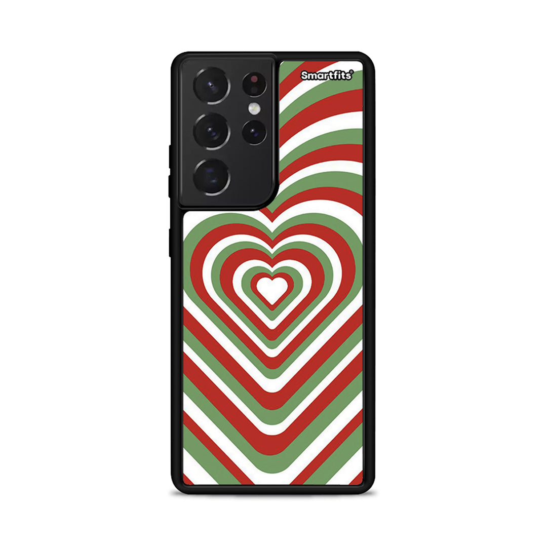 Christmas Hearts - Samsung Galaxy S21 Ultra Case