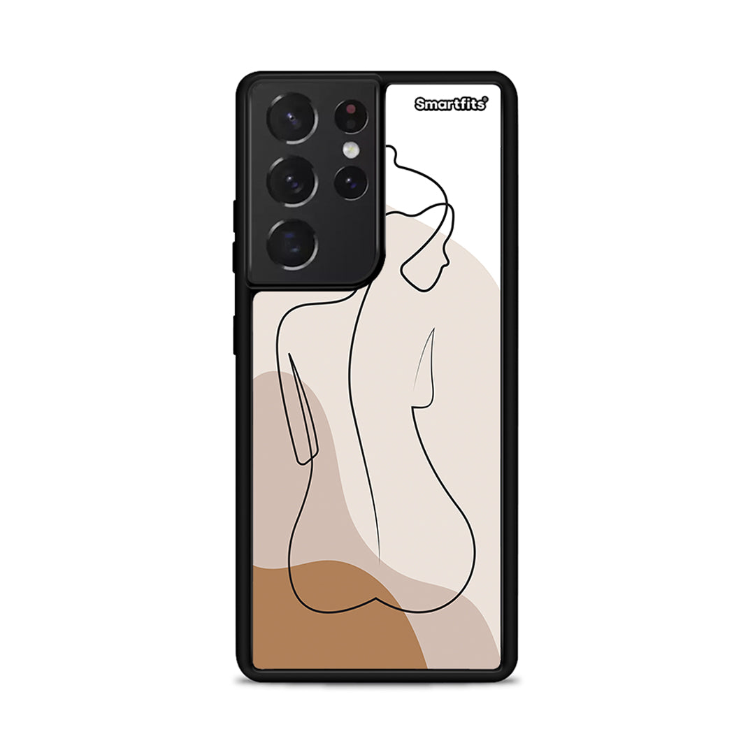 LineArt Woman - Samsung Galaxy S21 Ultra case