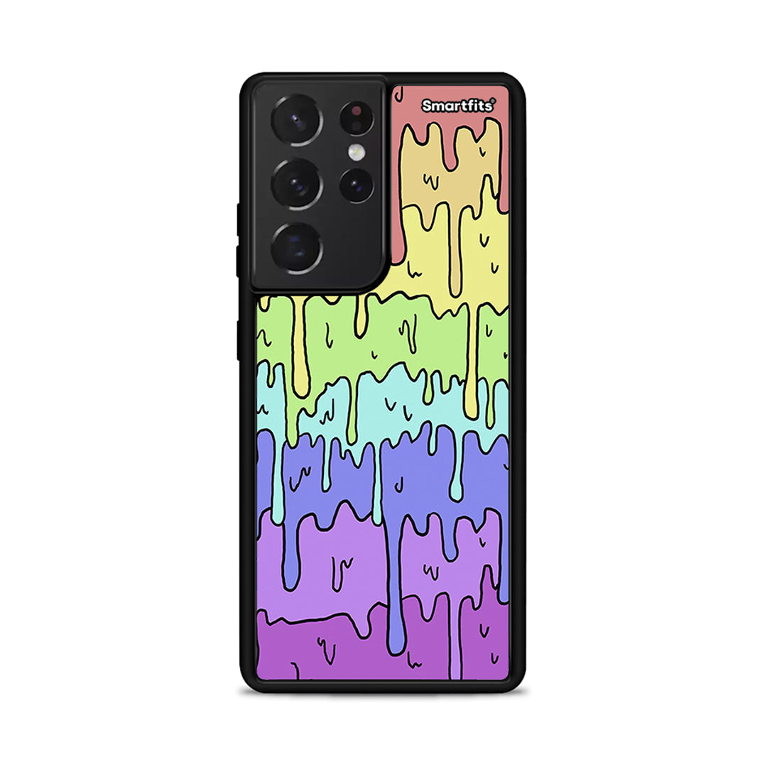 Melting Rainbow - Samsung Galaxy S21 Ultra case