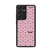 Thumbnail for Pig Glasses - Samsung Galaxy S21 Ultra Case