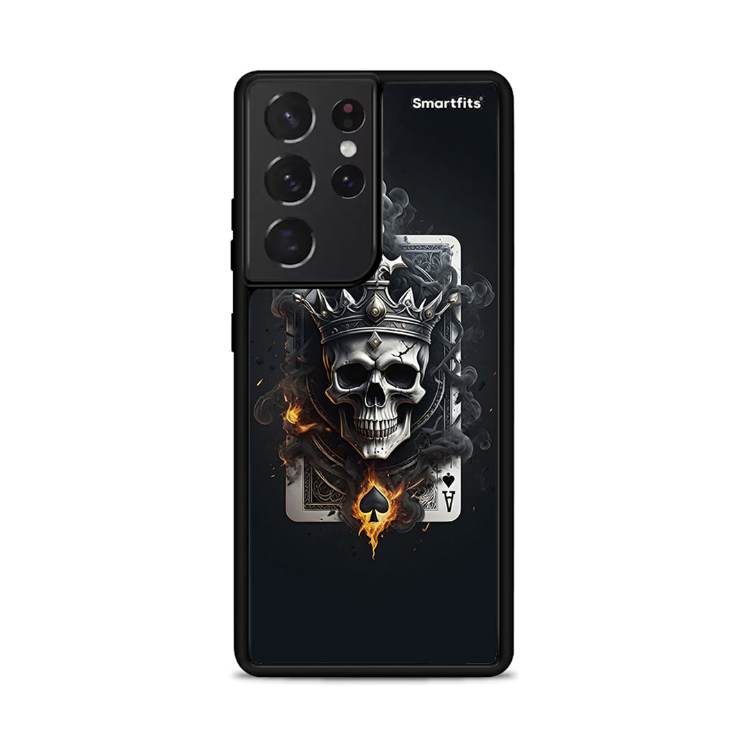 Skull King Ace - Samsung Galaxy S21 Ultra θήκη