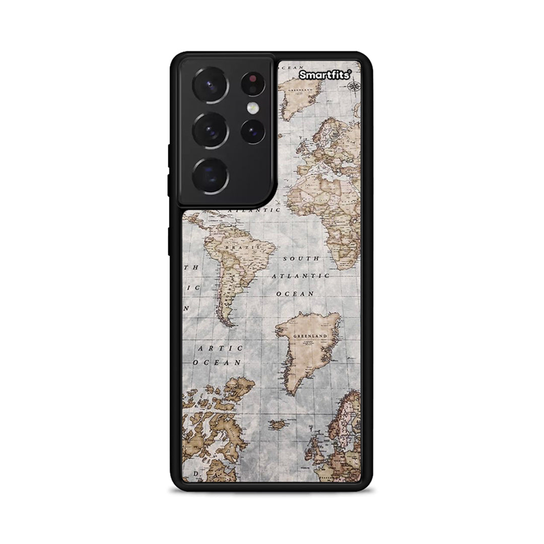 World Map - Samsung Galaxy S21 Ultra Case