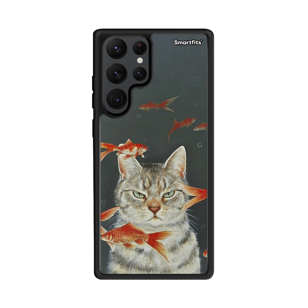 Cat Goldfish - Samsung Galaxy S22 Ultra case