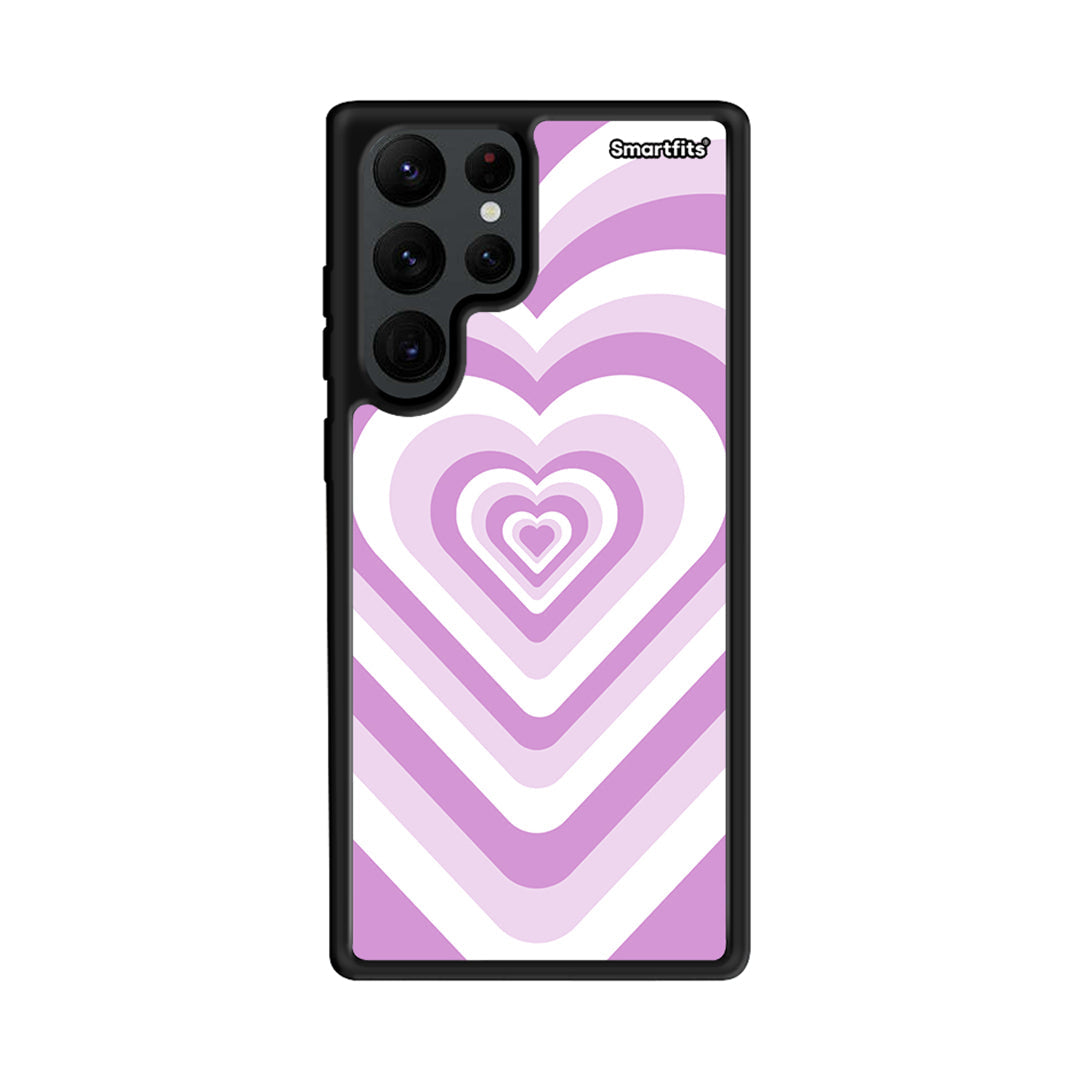 Lilac Hearts - Samsung Galaxy S22 Ultra θήκη