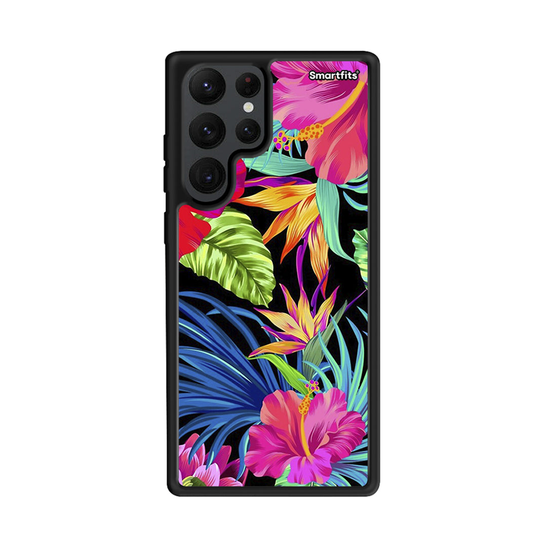 Tropical Flowers - Samsung Galaxy S22 Ultra Case