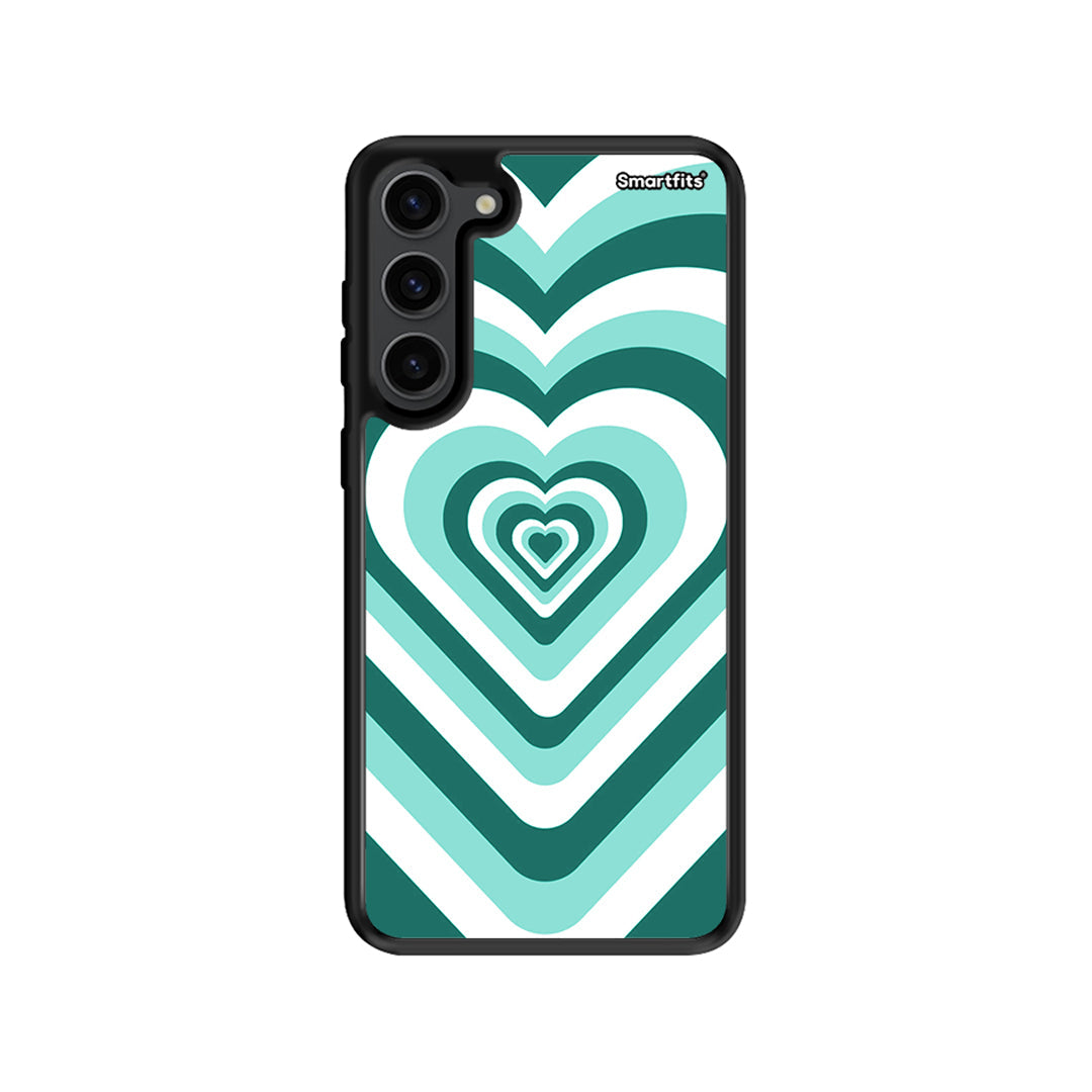 Green Hearts - Samsung Galaxy S23 Plus case