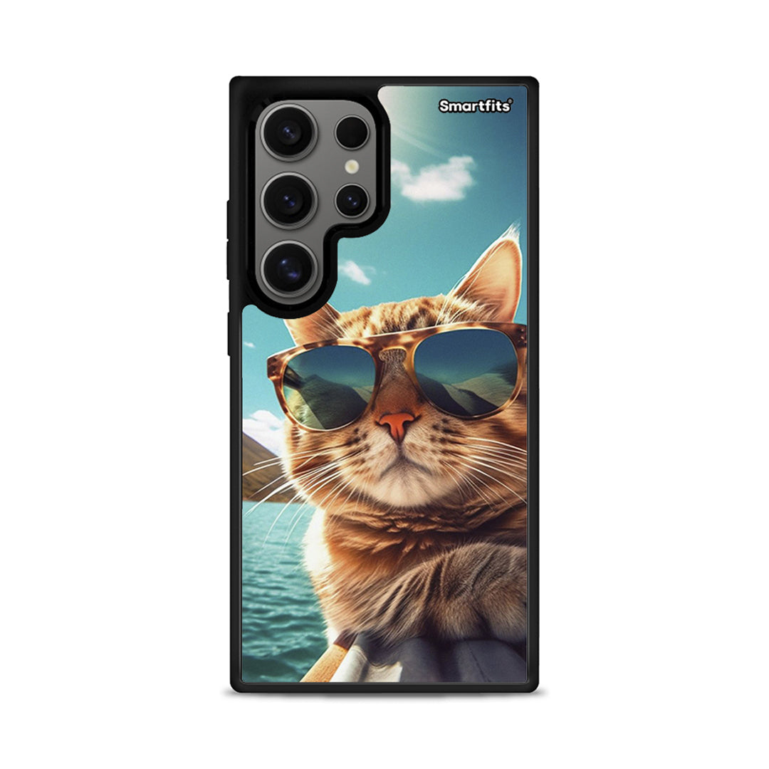 Summer Cat - Samsung Galaxy S24 Ultra θήκη