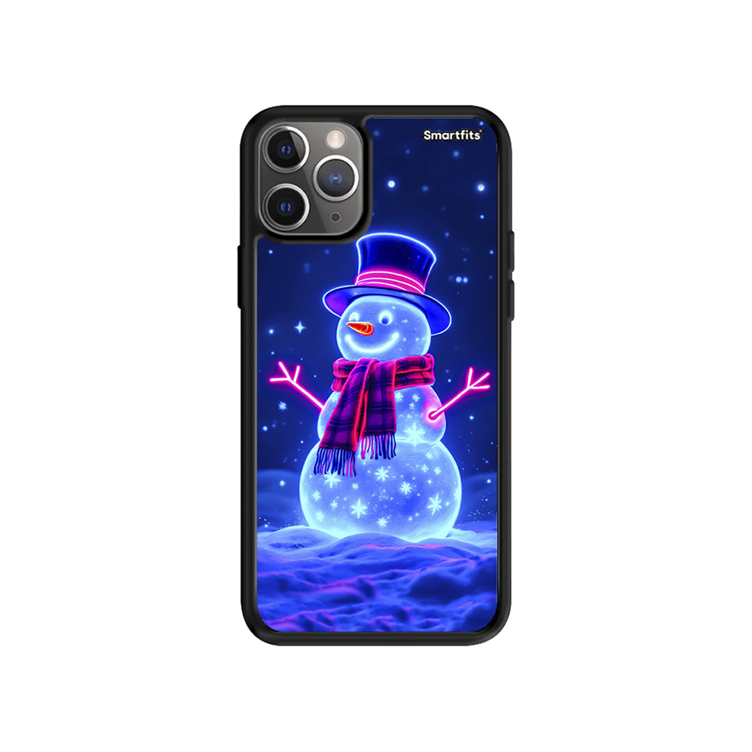 Christmas Neon Snowman - iPhone 11 Pro θήκη